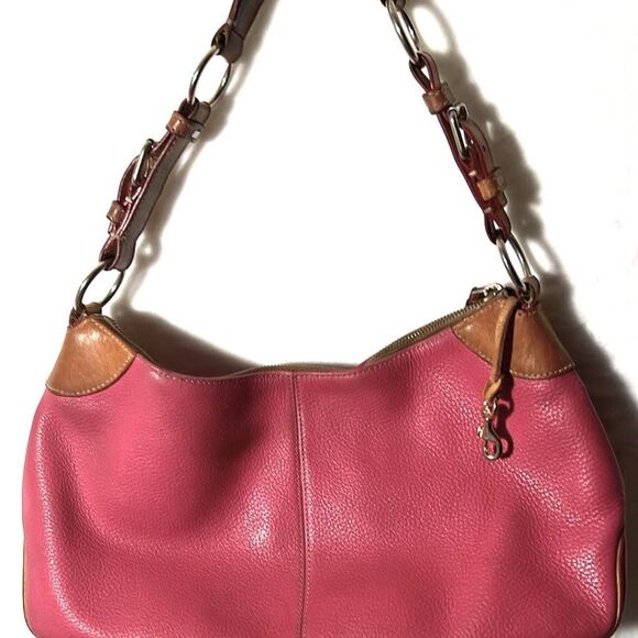 Dooney & Bourke Pink Pebbled Leather Bag - GUC - Picture 3 of 9